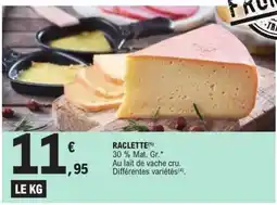 E.Leclerc Raclette offre