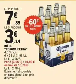 E.Leclerc Bière Corona Extra offre