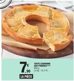 E.Leclerc TARTE COURONNE AUX POMMES offre