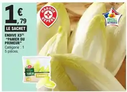 E.Leclerc ENDIVE X5(1) “PANIER DU PRIMEUR” offre
