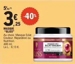 E.Leclerc MASQUE GLISS offre