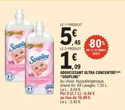 E.Leclerc Adoucissant ultra concentré SOUPLINE offre