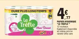 E.Leclerc Papier Hygiénique Le Trèfle offre