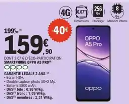 E.Leclerc OPPO A5 Pro offre