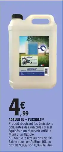 E.Leclerc ADBLUE 5L + FLEXIBLE offre