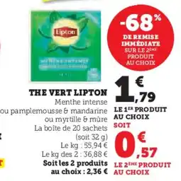 Hyper U The vert lipton offre