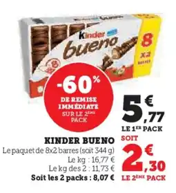 Hyper U Kinder bueno offre