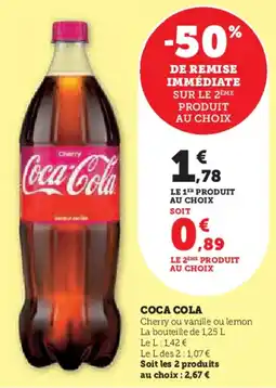 Hyper U Coca cola offre