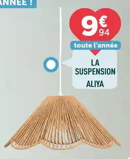 Centrakor La suspension aliya offre