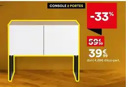 BUT Console 2 portes offre