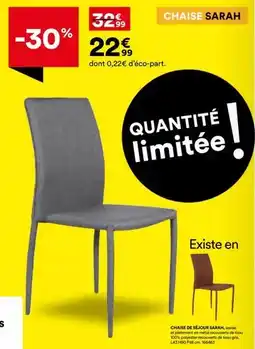 BUT Chaise sarah offre