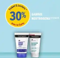 E.Leclerc Parapharmacie Gamme neutrogena offre
