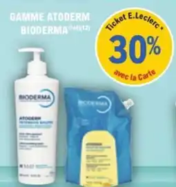 E.Leclerc Parapharmacie Gamme atoderm bioderma offre