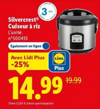 Silvercrest cuiseur à riz