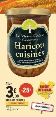 E.Leclerc Haricots cuisinés offre