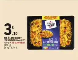 E.Leclerc RIZ À L'INDIENNE TRADITIONS D'ASIE offre