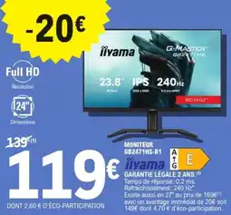 E.Leclerc Espace Culturel Moniteur gb2471hs-b1 a iiyama offre