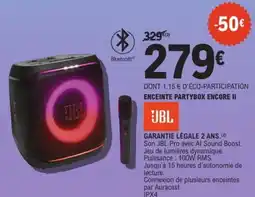 E.Leclerc Espace Culturel Enceinte partybox encore ii jbl offre