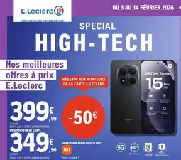 E.Leclerc Espace Culturel Smartphone redmi note 15 pro mi offre