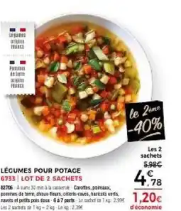 Thiriet legumes pour potage offre
