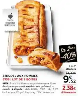 Thiriet Strudel aux pommes offre