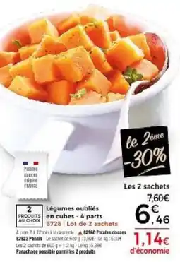 Thiriet Légumes oubliés en cubes - 4 parts offre