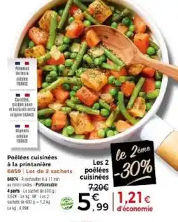 Thiriet Poêlées cuisinées à la printanière offre