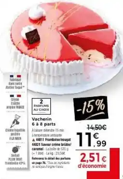 Thiriet Vacherin 6 a 8 parts offre