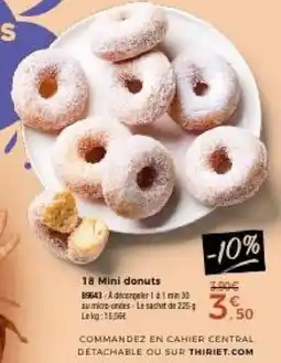 Thiriet 18 mini donut offre