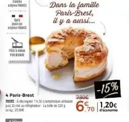 Thiriet 4 Paris-Brest offre