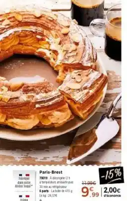 Thiriet Paris-brest offre