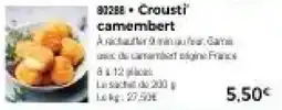 Thiriet Crousti camembert offre