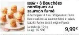 Thiriet 8 bouchées nordiques au saumon fumé offre