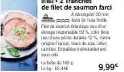 Thiriet 2 tranches de filet de saumon farci offre