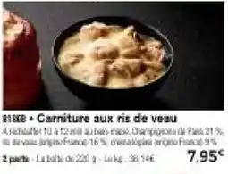 Thiriet Garniture aux ris de veau offre