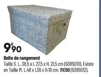 Boite de rangement
