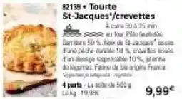 Thiriet Tourte St-Jacques,crevettes offre