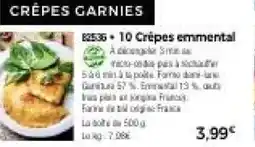 Thiriet 10 Crepes emmental offre