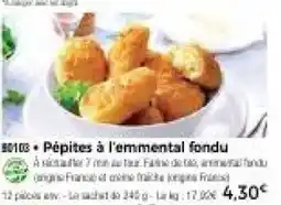 Thiriet Pépites à l'emmental fondu offre