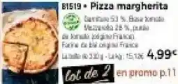 Thiriet Pizza margherita offre