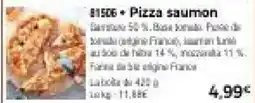 Thiriet Pizza saumon offre