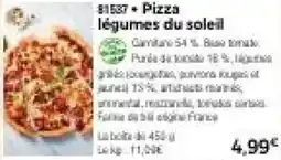 Thiriet Pizza légumes du soleil offre