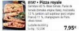 Thiriet Pizza royale offre