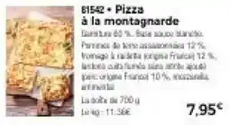 Thiriet Pizza à la montagnarde offre