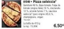 Thiriet Pizza salsiccia offre