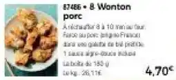 Thiriet +8 Wonton offre