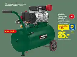 Lidl Parkside compresseur silencieux offre