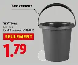 Lidl W5 seau offre