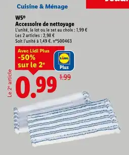 Lidl W5 accessoire de nettoyage offre