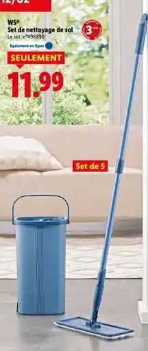 Lidl W5 set de nettoyage de sol offre